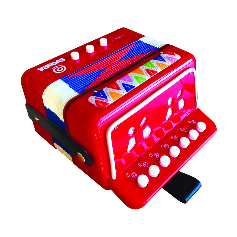 Instrument Muzical Acordeon Rosu, Svoora
