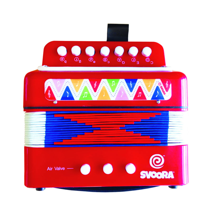 Instrument Muzical Acordeon Rosu, Svoora