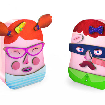 Joc Cu Magnet Portraito Djeco