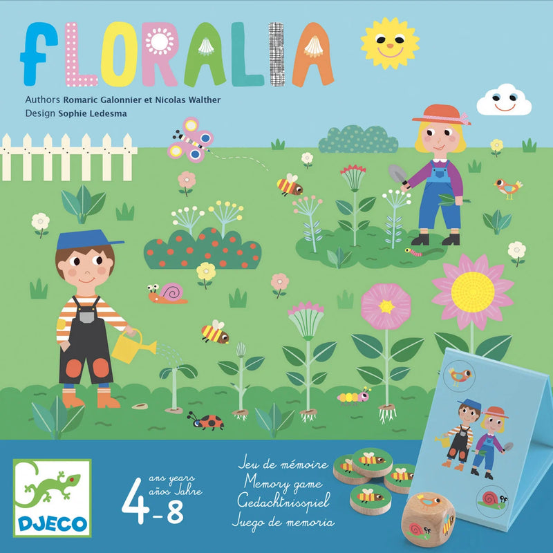 Joc de memorie Djeco, Floralia - joc de masa copii 4-10 ani