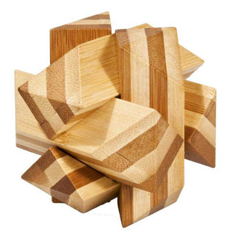 Joc Logic Iq Din Lemn Bambus Angular Knot