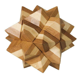 Joc Logic Iq Din Lemn Bambus Star