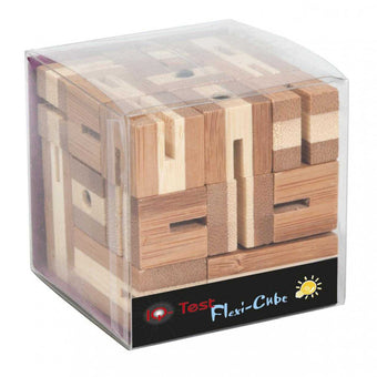 Joc Logic Puzzle 3D Din Bambus Flexi-Cub
