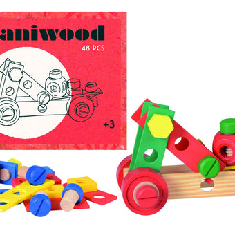 Mecaniwood Egmont, Set 48 Piese