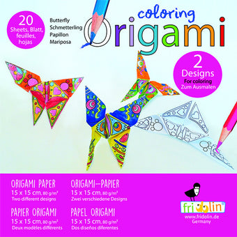 Origami Fridolin, Fluturasi De Colorat