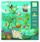 Planse Cu Abtibilduri Repozitionabile Djeco, Aventuri Pe Mare