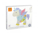 Puzzle Din Lemn Unicorn, Orange Tree Toys