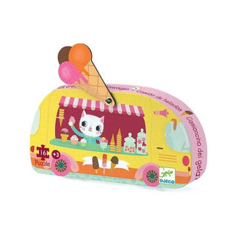 Puzzle Djeco - Masina De Inghetata