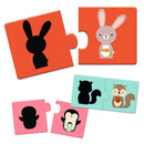 Puzzle Duo Siluete, Djeco