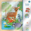 Puzzle Lemn Forest Djeco