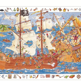 Puzzle Observatie Djeco Pirati