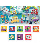 Puzzle HEADU 8+1 Oras Puzzle copii 4 piese