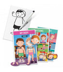 Joc educativ Headu - Montessori, sa invatam partile corpului!