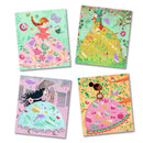 Set Creativ Cu Foite Metalice Djeco, Zane