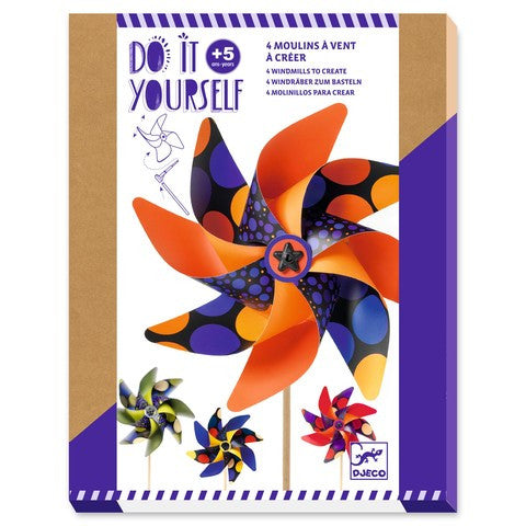 Set Diy Djeco, Moristi De Vant, Buline Colorate