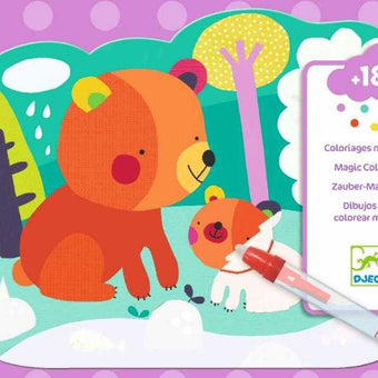 Set Djeco Pictura Cu Apa, In Padure