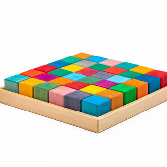 Set Handmade, 36 Cuburi In Ladita