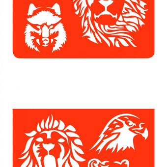 Set Sabloane Djeco, Animale Salbatice