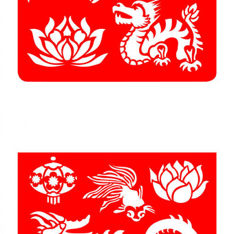 Set Sabloane Djeco, Asia