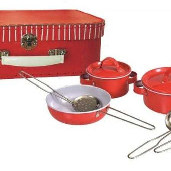 Set Vase Metalice Rosii, Egmont