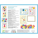 Stickere Repozitionabile, Patrate Magice Djeco