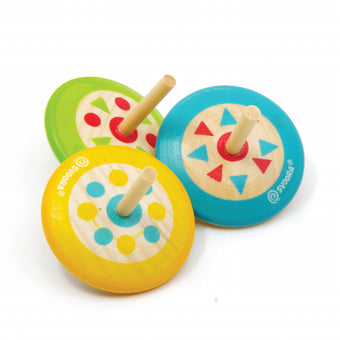 Titirez Colorat Din Lemn, Model Indie